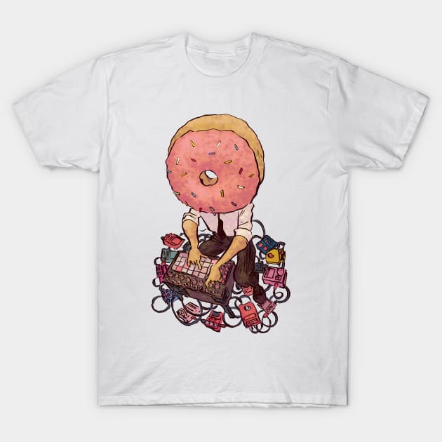 Sequencer Donut T-Shirt by jesse.lonergan